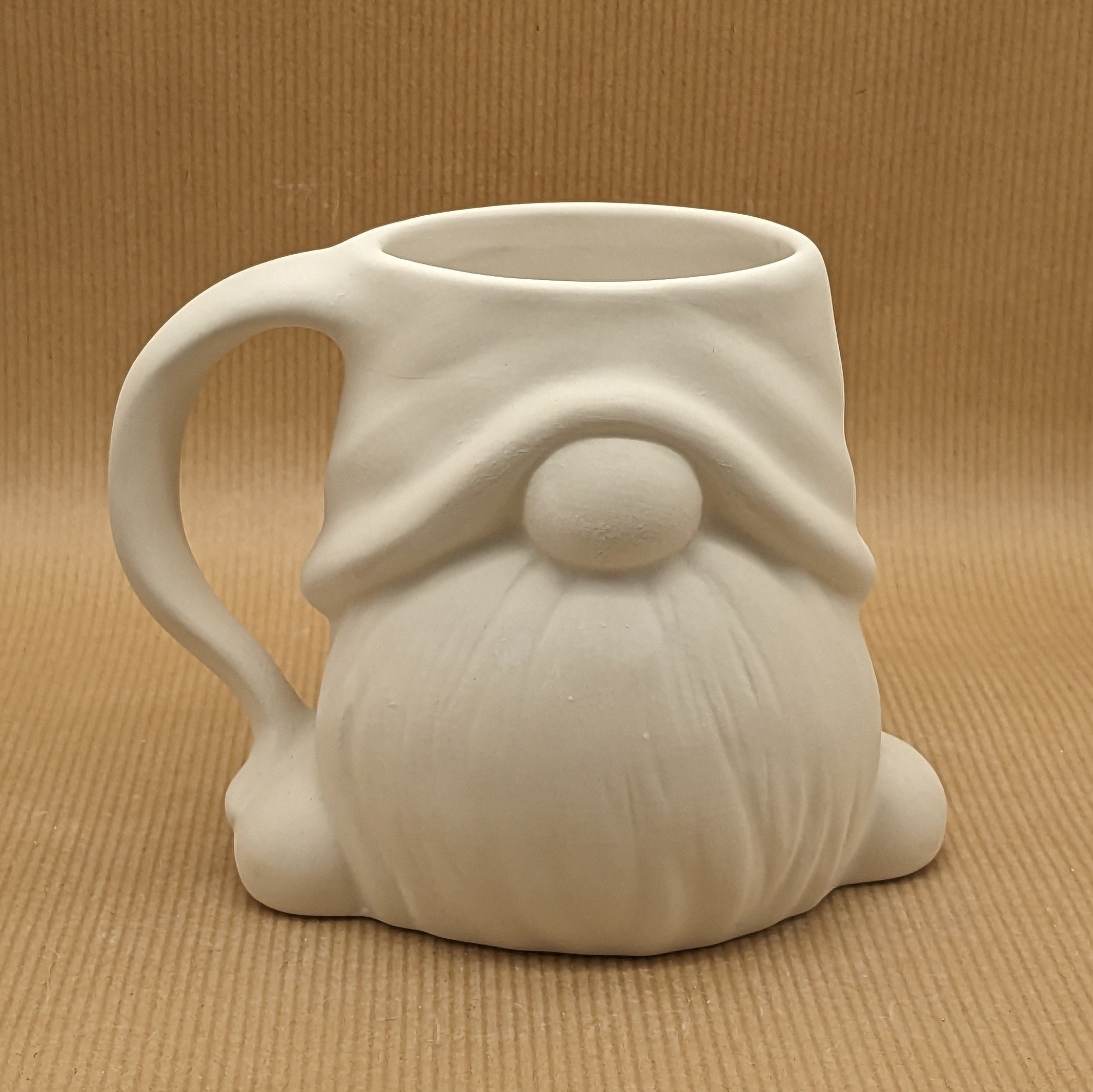 Gnome mug Blue Owl Pottery Painting Studio